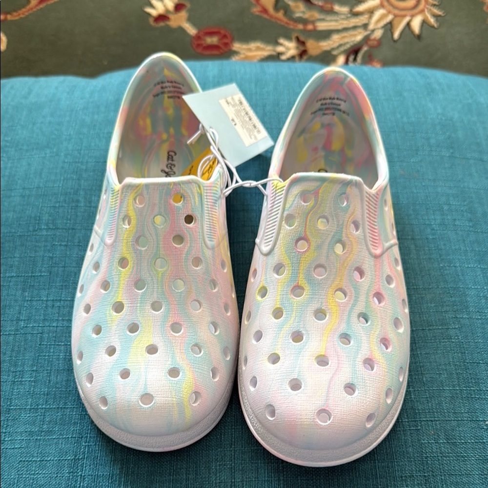 Kids Iridescent Slip-On Shoes